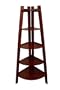 Poundex Corner Shelf, Cherry