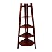 Poundex Corner Shelf, Cherry