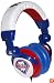iHip Philadelphia Phillies MLB10279PHL DJ Style Headphone with Splitter and Volume Control (Blue/Red/White)