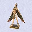 Egyptian isis statue goddess beauty winged sculpture