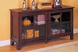 Cappuccino Finish TV Stand And Console Table