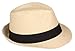DRY77 Plain Paper Straw Fedora Hats