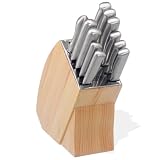 BEEM Starline Messerset mit Holzblock 12-teilig, Naturfarbener Holzblockvon "BEEM"