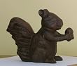 Cast Iron Squirrel Doorstop Statuary