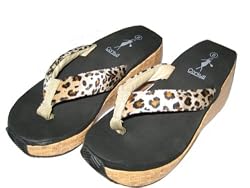 Corky's Wedge Sandals - Leopard
