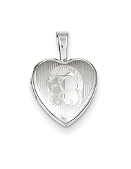 Sterling Silver My Little Sunshine Bears12mm Heart Locket