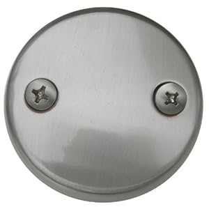 Bathtub Overflow Plate