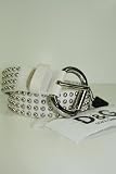 D&G Dolce & Gabbana Belts White Leather DC0707