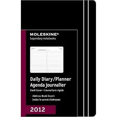 MOLESKINE モレスキン 2012年 デイリーダイアリー / ハードカバー黒 / ポケット (［文具］)