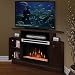 Dimplex Cheshire Media Console with 25 Inch Self-trimming Electric Firebox, Mocha, DFP25-M1013