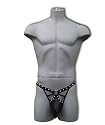 Male Power Men's Fetish Lingerie, Aviator, Black, Large/Xlarge