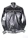 Sporting Goods : Oakland Raiders Pleather Varsity Jacket with Knit Collar