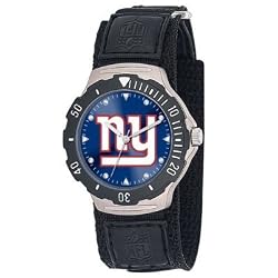 NFL Men's FDV-NYG Agent Series New York Giants Velcro Watch