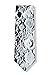 Silver Silk Tie | Moons Surface Necktie