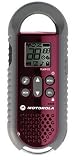 Motorola Twinpack TLKR T5 PMR Funkgeräte mit 8 Kanälen LC-Display und VOX-Funktion rotmetallic