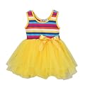 Striped Yellow Tutu Dress