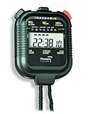 Thomas 1047 ABS Plastic Traceable LCD Big Digit Stopwatch/Chronograph with 3/8" Extra Large Display, 0.003 Percent Accuracy, 2-3/8" Width x 5/8" Thick