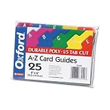 ESS73154 GUIDE,CARD,A-Z,1/5,4X6,POLY,ASST
