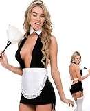 FRENCH MAID 'FLIRTATIOUS MAID' COSTUME - 3 PIECES (M)