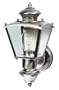 Heath/Zenith SL-4150-SC 150-Degree Motion-Activated Charleston Coach Style Decorative Lantern, Silver Pewter