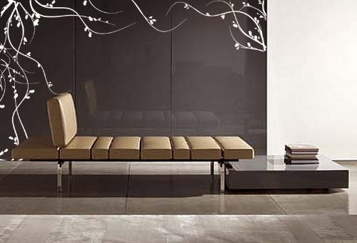 Vinyl Wall Decal Sticker Floral Growing Weeds Large #372