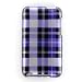 Brand New : High Quality With Our Premium Snap On Hard Protector Cover For Apple Ipod Touch Crystal Case Purple Checker 8gb / 16gb / 32gb / 64gb Iii / 3rd (3g) Generation Or Touch Ii / 2nd Gen (2g)