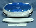 George Foreman Family-Sized Grill w/Indigo Bun Warmer GR15BWI