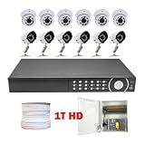 Complete Professional 16 Channel H.264 DVR with 6 x 1/4