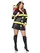 Plus Size Fire Fighter Costume Fire Woman Costume Jacket Dress With Fire Extinguisher