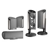 Polk Audio RM20 5.1 Home Theater Speaker System (Set of Five, Pewter)