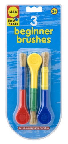 ALEX Toys Little Hands 3 Beginner Paint Brushes