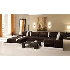 LEDERSOFA LEDER SOFA WOHNLANDSCHAFT ECKSOFA " SIZILIA " COUCH GARNITUR