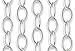 3 Feet Sterling Silver Bulk Cable Chain 4.5x3.5 mm Thickness 24 Gauge (0.5 mm) Thicknes for DIY Beading Arts and Crafts