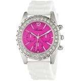 Breda Womens 2292-Wht/Pink Meryl Rhinestone Be