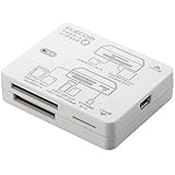 ELECOM メモリリーダライタ / 46メディア対応 / わかりやすい / ホワイト MR-W46HWH