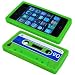 Cbus Wireless brand Green/Blue Silicone Cassette Tape Case / Skin / Cover for Apple iPhone 4S / iPhone 4