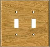 OAK WHITE Switchplates Outlet Covers, Rockers, GFCI