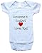 SOMEONE IN ENGLAND LOVES ME - ENGLAND BABY - Country Series - White, Blue or Pink Onesie / Baby T-shirt