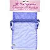 Medium Blue Iris Nylon Favor Pouches (10 count)