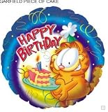  : Garfield Happy Birthday 18" Mylar Balloon