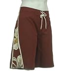 Mens Hawaiian Board Shorts, Island Maroon