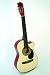 Musical Instruments : 38" Natural Acoustic Cutaway Guitar Combo with Accessories and FREE Stand