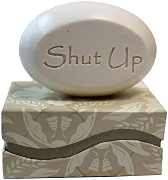 Personalized Scented Soap - Soap Sentiments - Luxury Single Bar Box - Personalized with "Shut Up"