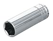 Deep Socket, 6 Point CRV - 1/2 Inch Drive x 3/4 Inch