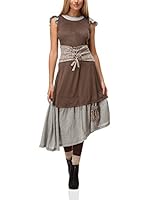 IAN MOSH Vestido Tacora (Marrón)