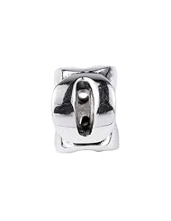 SilveRado (tm) SRM051 Sterling Silver Letter O Pandora Compatible Bead / Charm