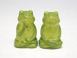 Green Frogs Froggy Salt Shakers S&P