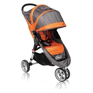 Baby Jogger 2010 City Mini Single Stroller, Orange/Grey