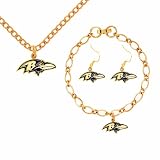 NFL Baltimore Ravens Jewelry Set