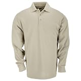 5.11 #42056 Long Sleeve Professional Polo Shirt (Silver Tan, Medium)